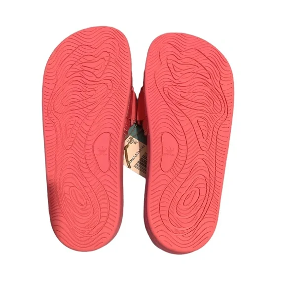 Adidas Hu Pharell WIlliams Boost Slides/Semi Solar Pink sz 6mens -7 womans - Picture 2 of 4